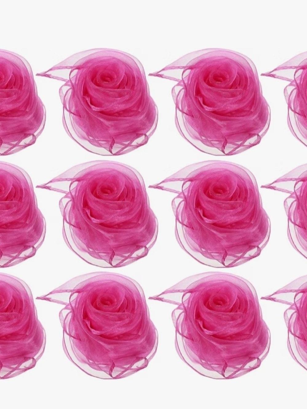 12 Pieces Hot Pink Dance Scarves- Women's Accessories
